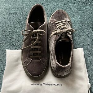 Common Projects grey velvet Women Sneakers